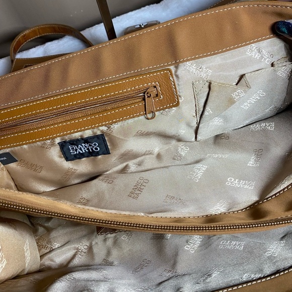 EUC Franco Sarto Brown & Tan Shoulder Bag - Picture 4 of 10